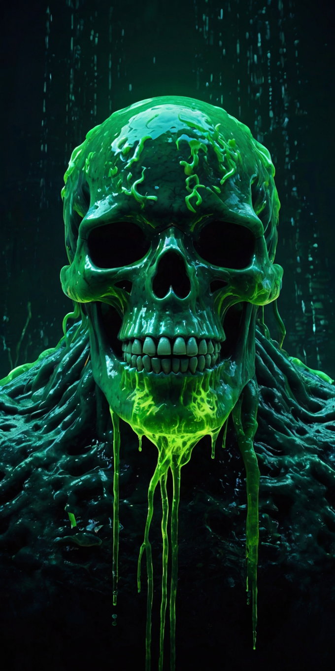 Toxic Slime Skull Dark Swamp 4