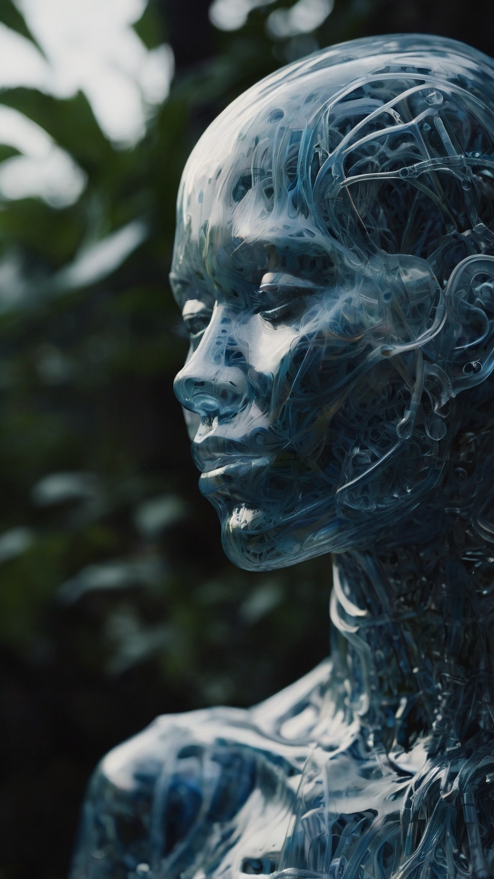 Transparent Plastic Human Forest 1