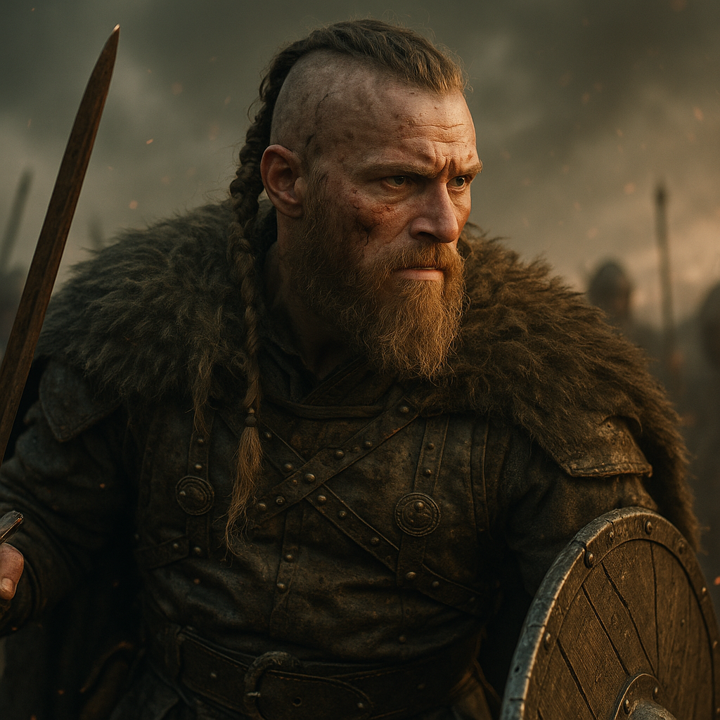 Viking Warrior Battlefield Portrait
