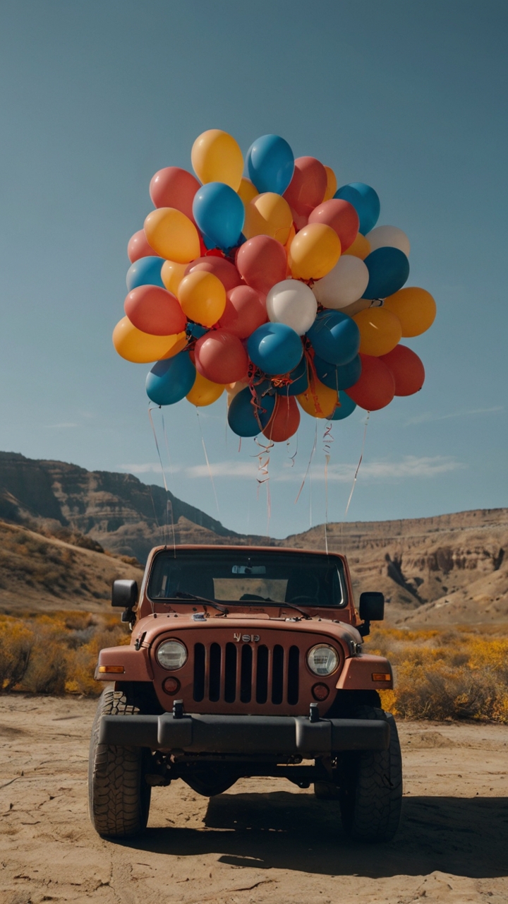 Jeep Balloons Beach Adventure Scene 1