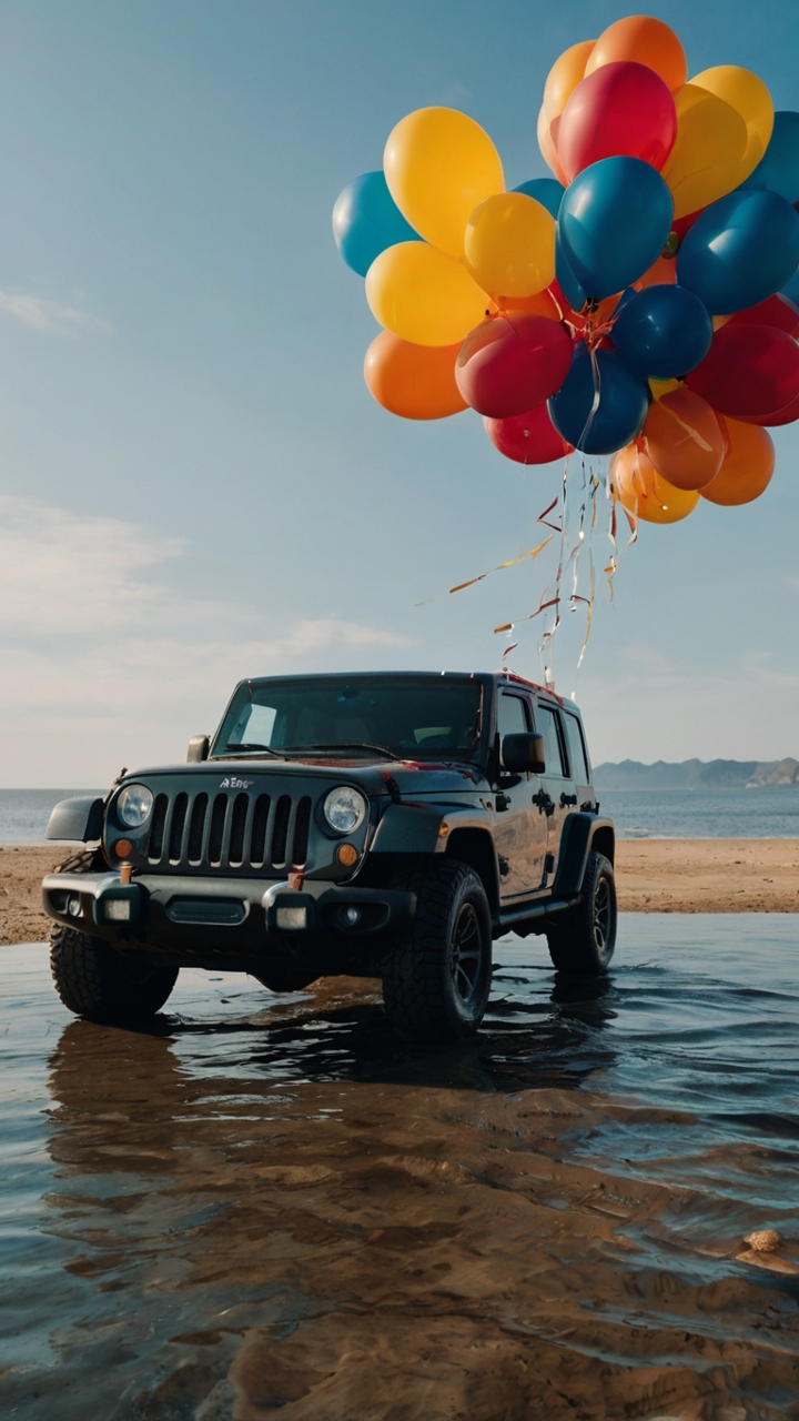 Jeep Balloons Beach Adventure Scene 3