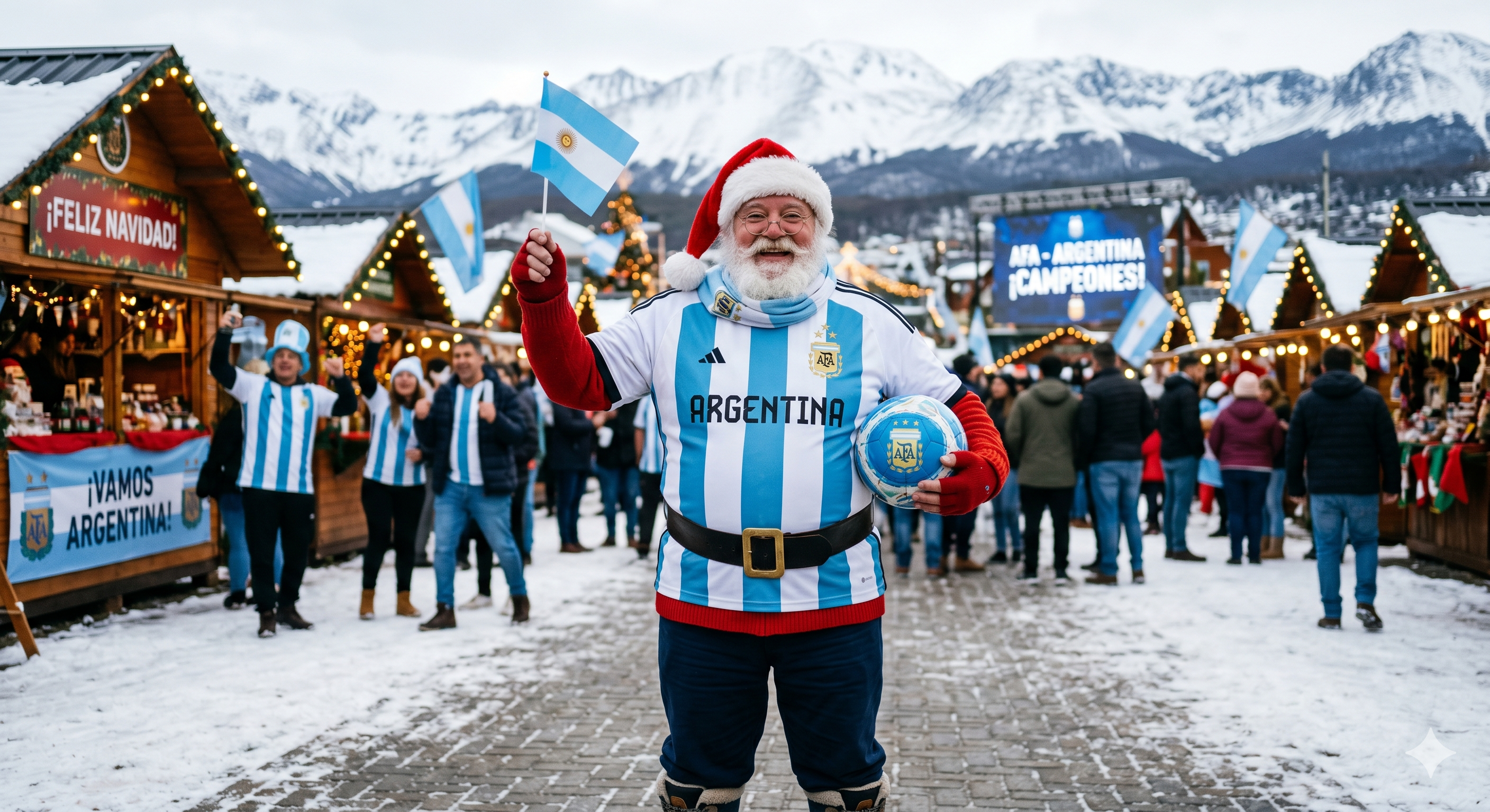Santa Argentina Football Christmas Market