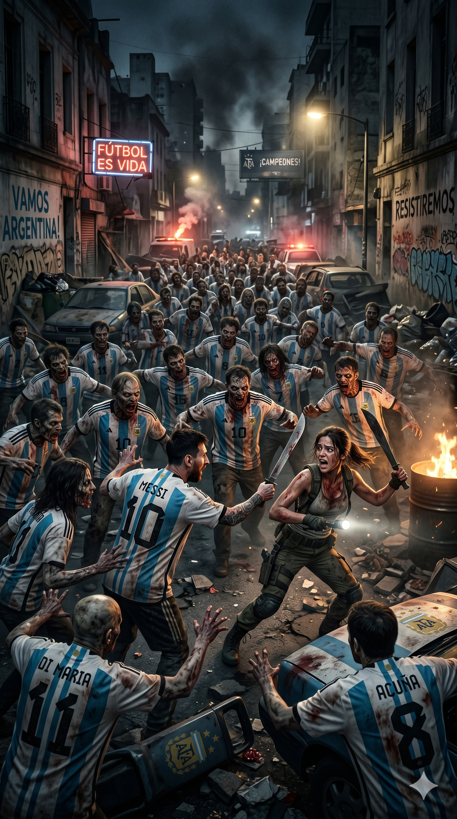 Zombie Horde Argentina Football Jerseys