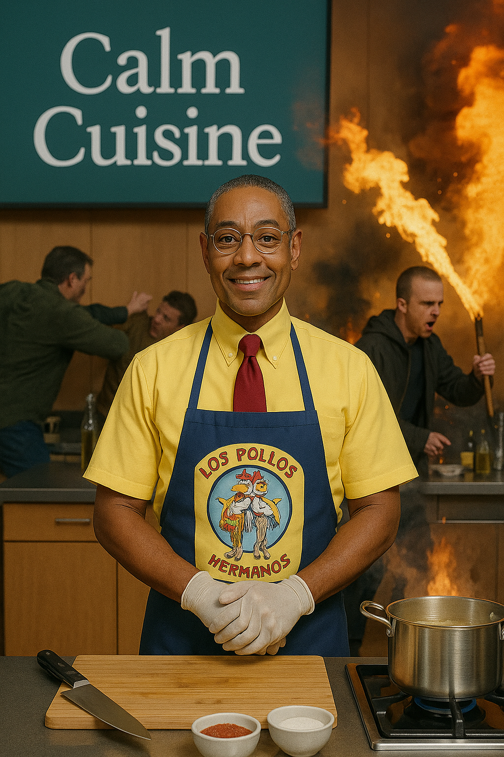 Calm Cuisine Gus Fring Meme