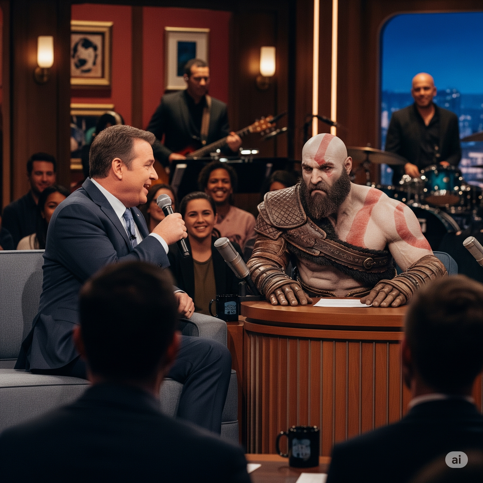 Kratos God Of War Late Night Talk Show 2