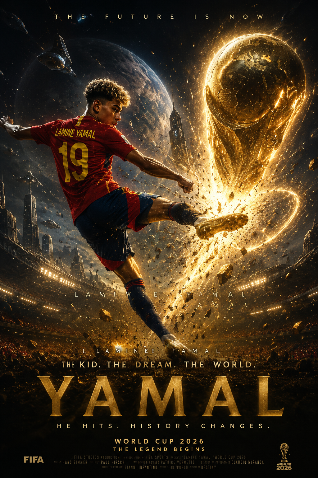 Lamine Yamal Fifa World Cup 2026 Poster