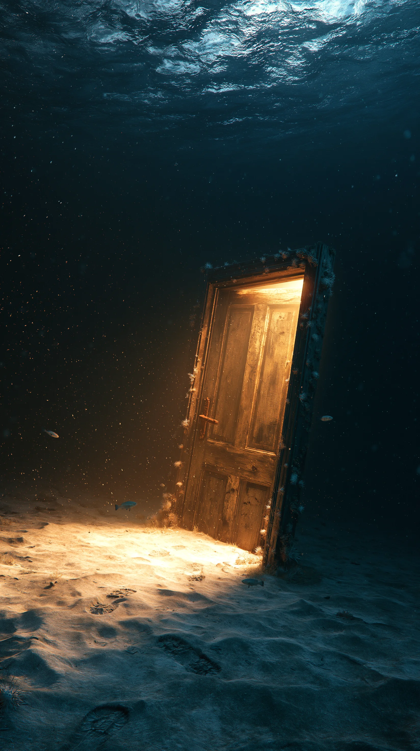 Glowing Door Deep Sea Ocean Floor 4