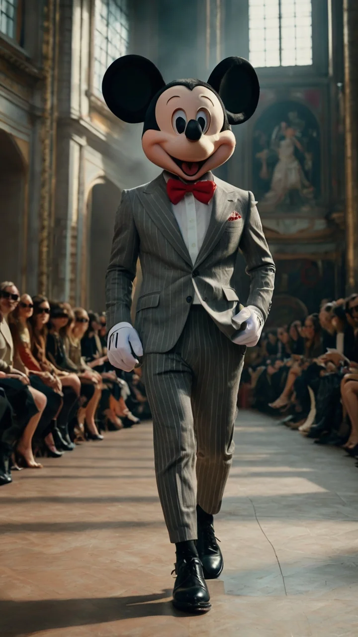 Mickey Mouse Luxury Fashion Runway 2