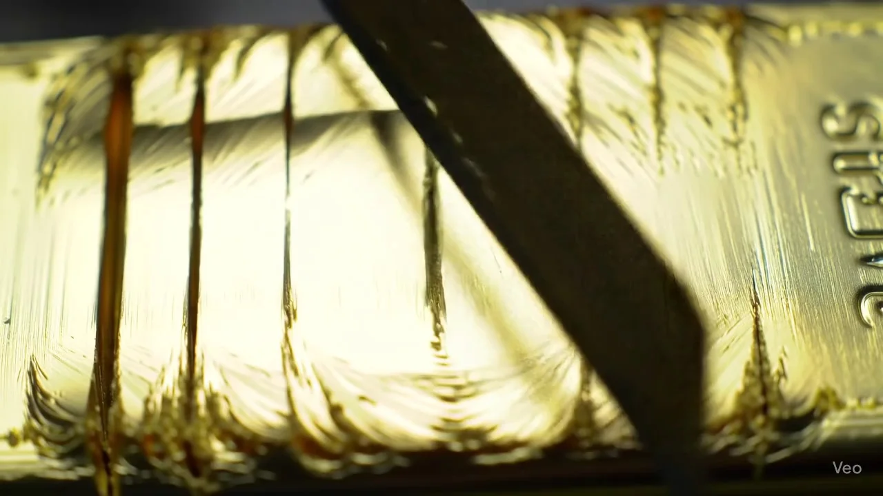 Asmr Gold Bar Knife Cutting Video 4 Thumbnail